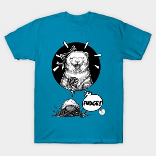 Ferret Ice Cream Cone - Fudge! T-Shirt